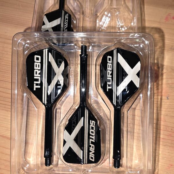A Turbo and Scotland saltire set of three flights