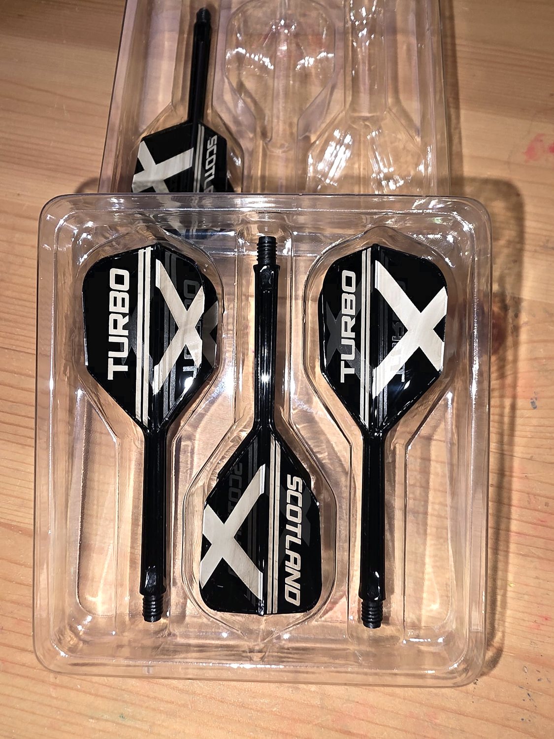 A Turbo and Scotland saltire set of three flights